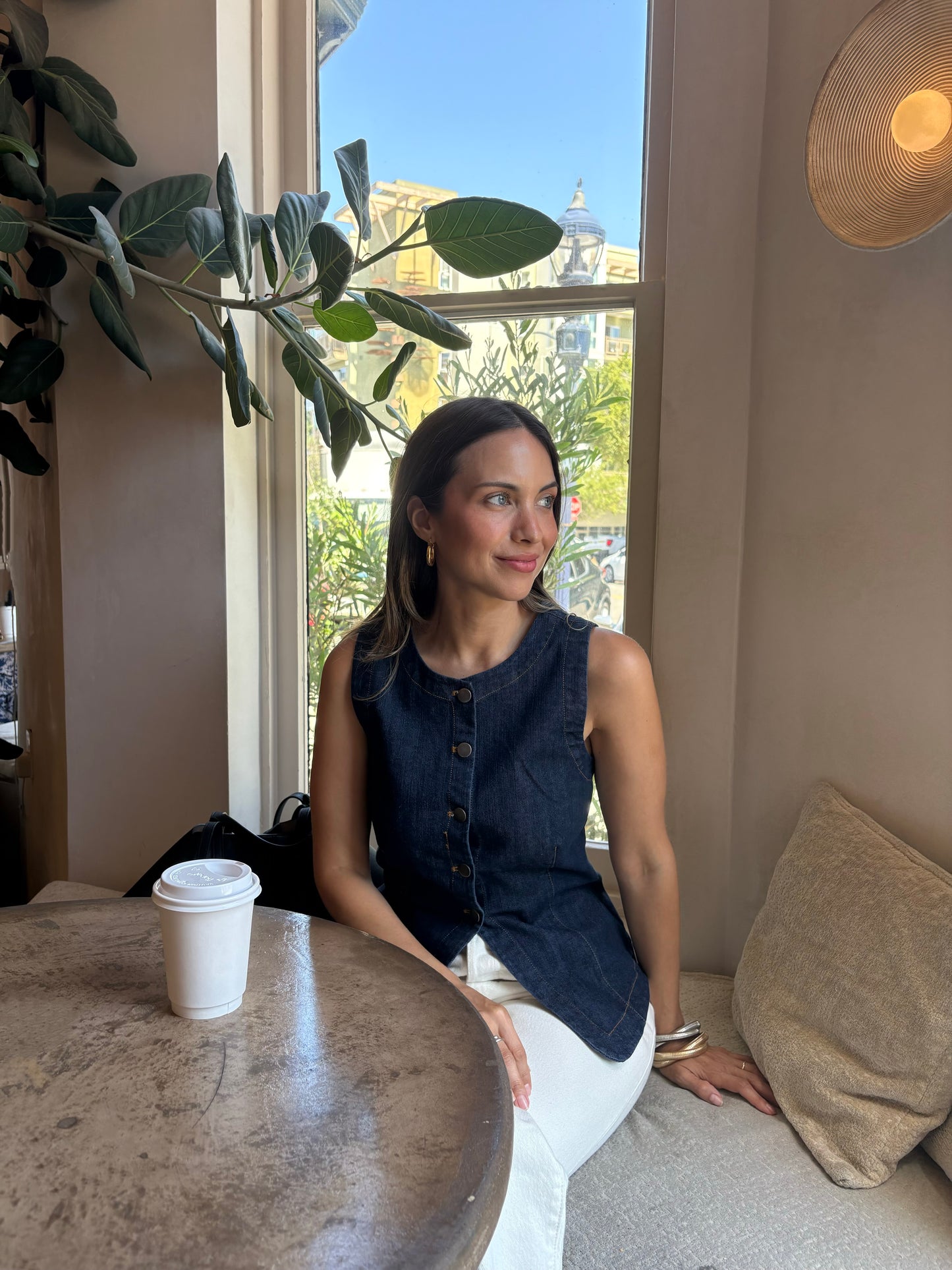 Nova Denim Top