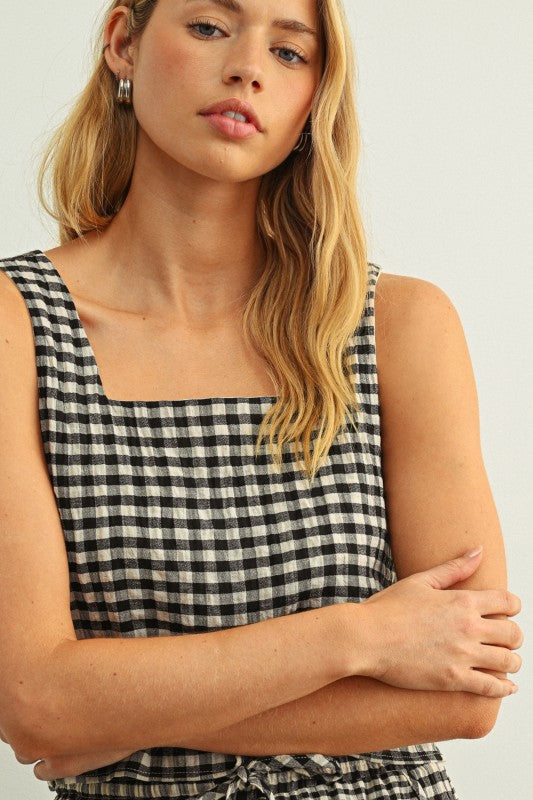 Harlem Gingham Top