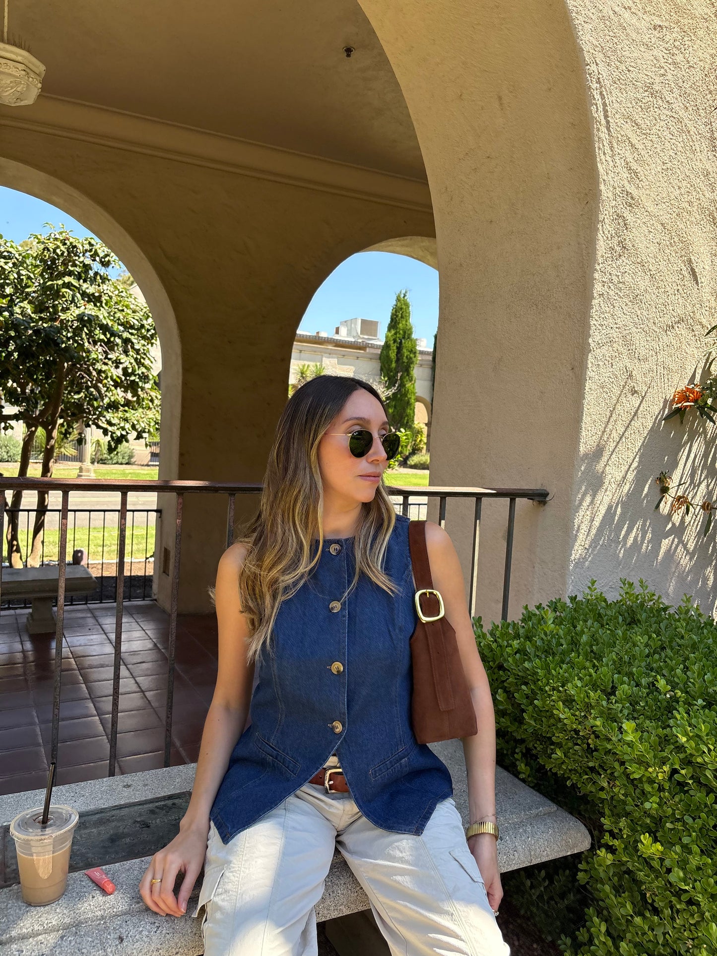 Harlow Denim Top