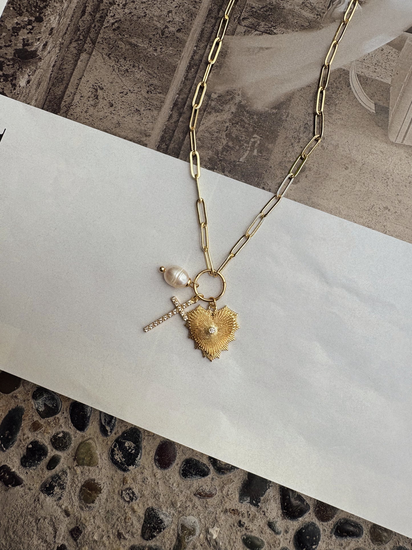 Gold Charm Necklace