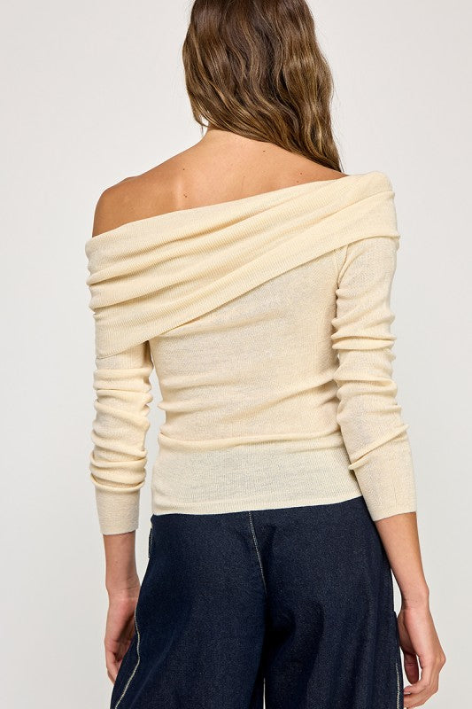 Butter Off Shoulder Knit