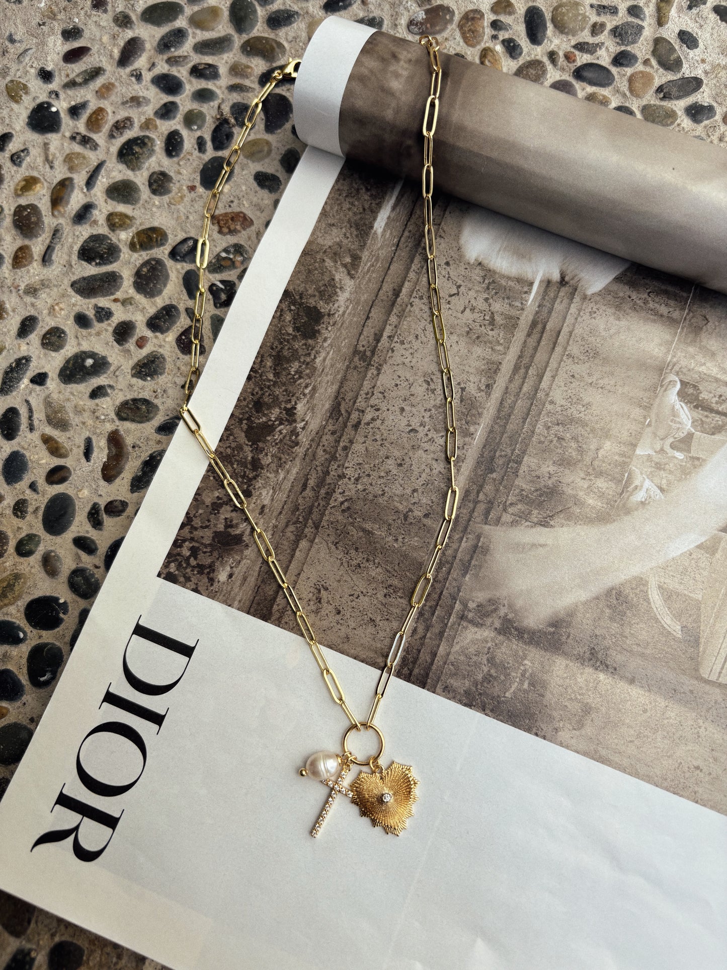 Gold Charm Necklace