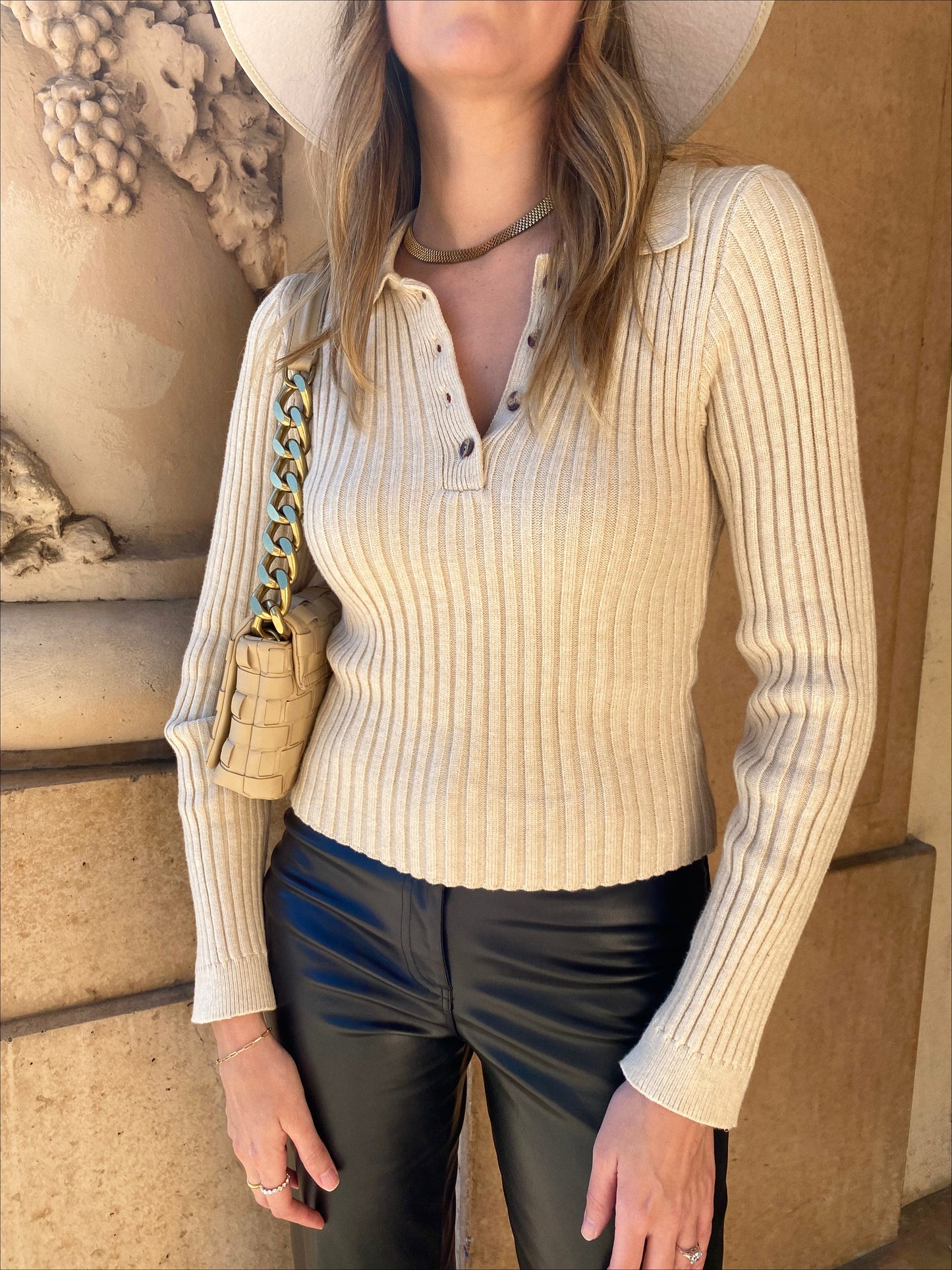 Chances Collar Top