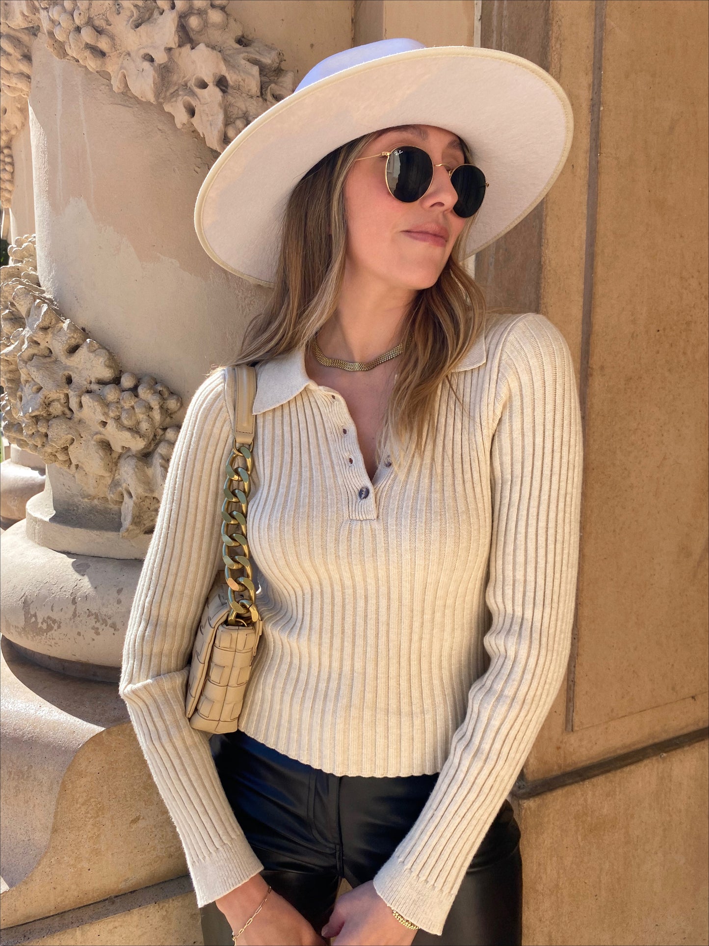 Chances Collar Top