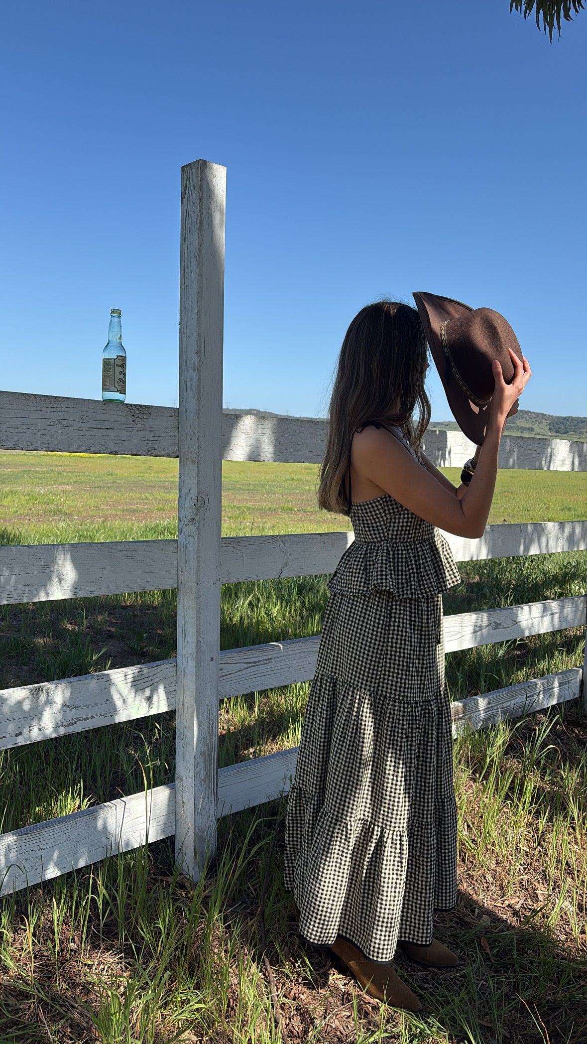 Tess Gingham Skirt