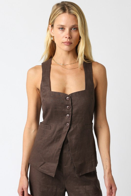 Blair Linen Top