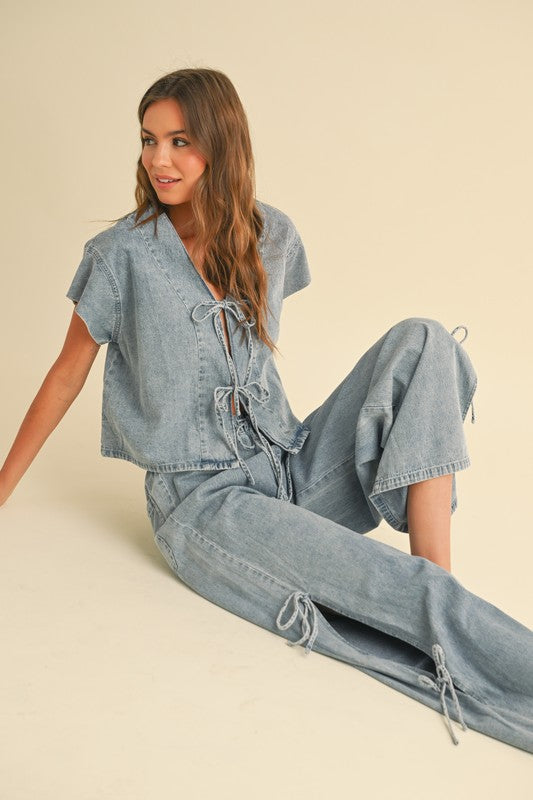 Gold Coast Denim Top
