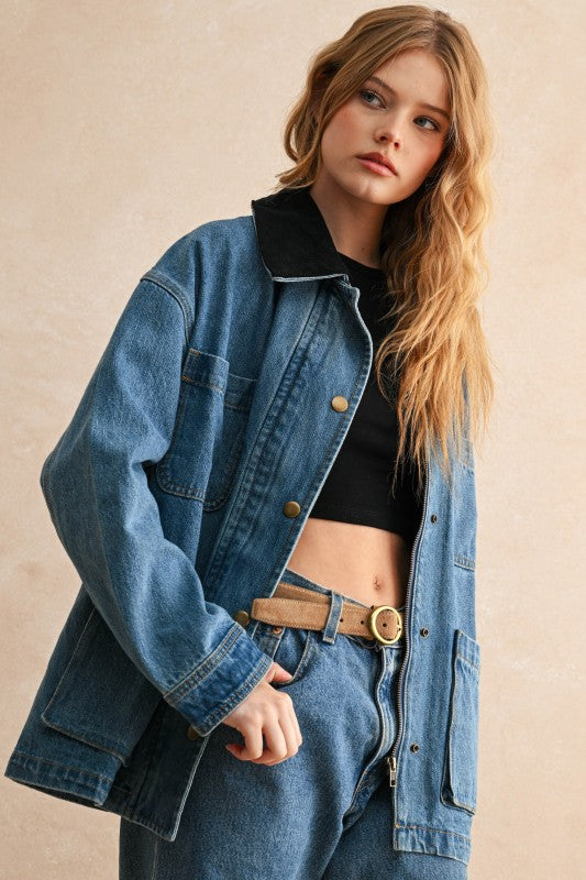 Denim Utility Jacket