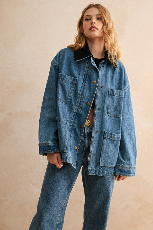 Denim Utility Jacket