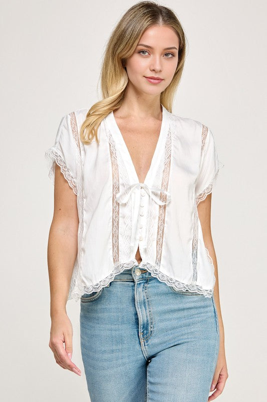 Palermo Satin Top