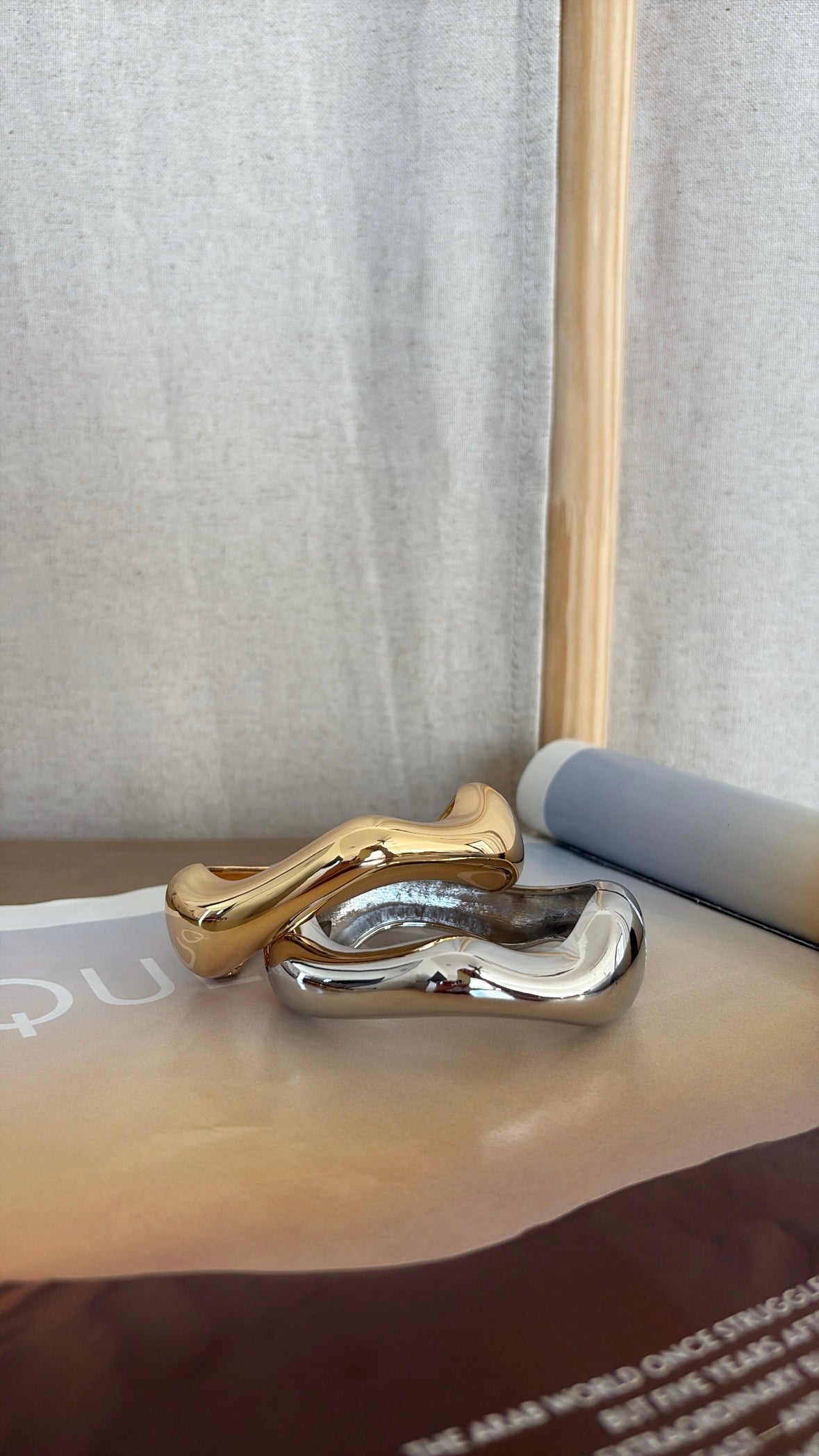 Wavy Metallic Bracelet