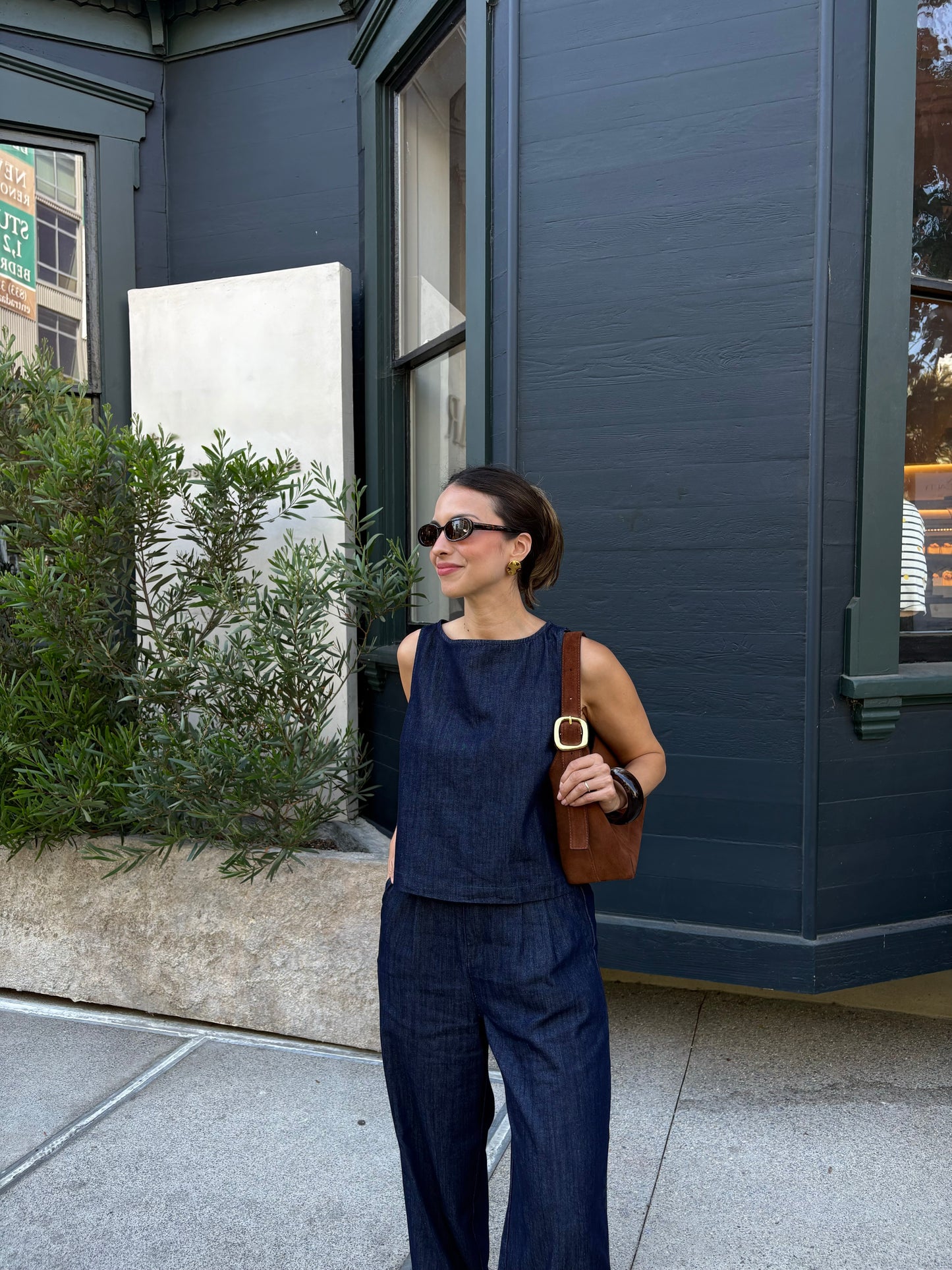 Bree Denim Top
