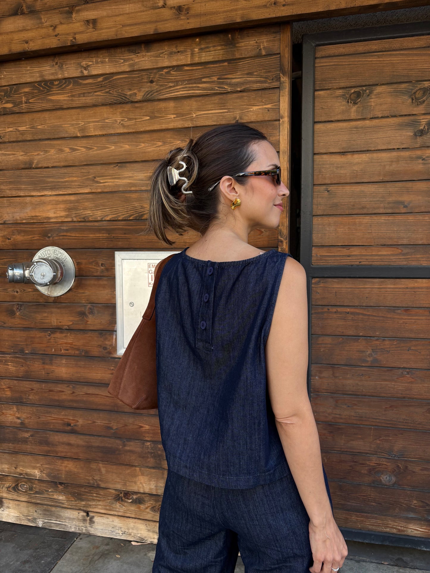 Bree Denim Top