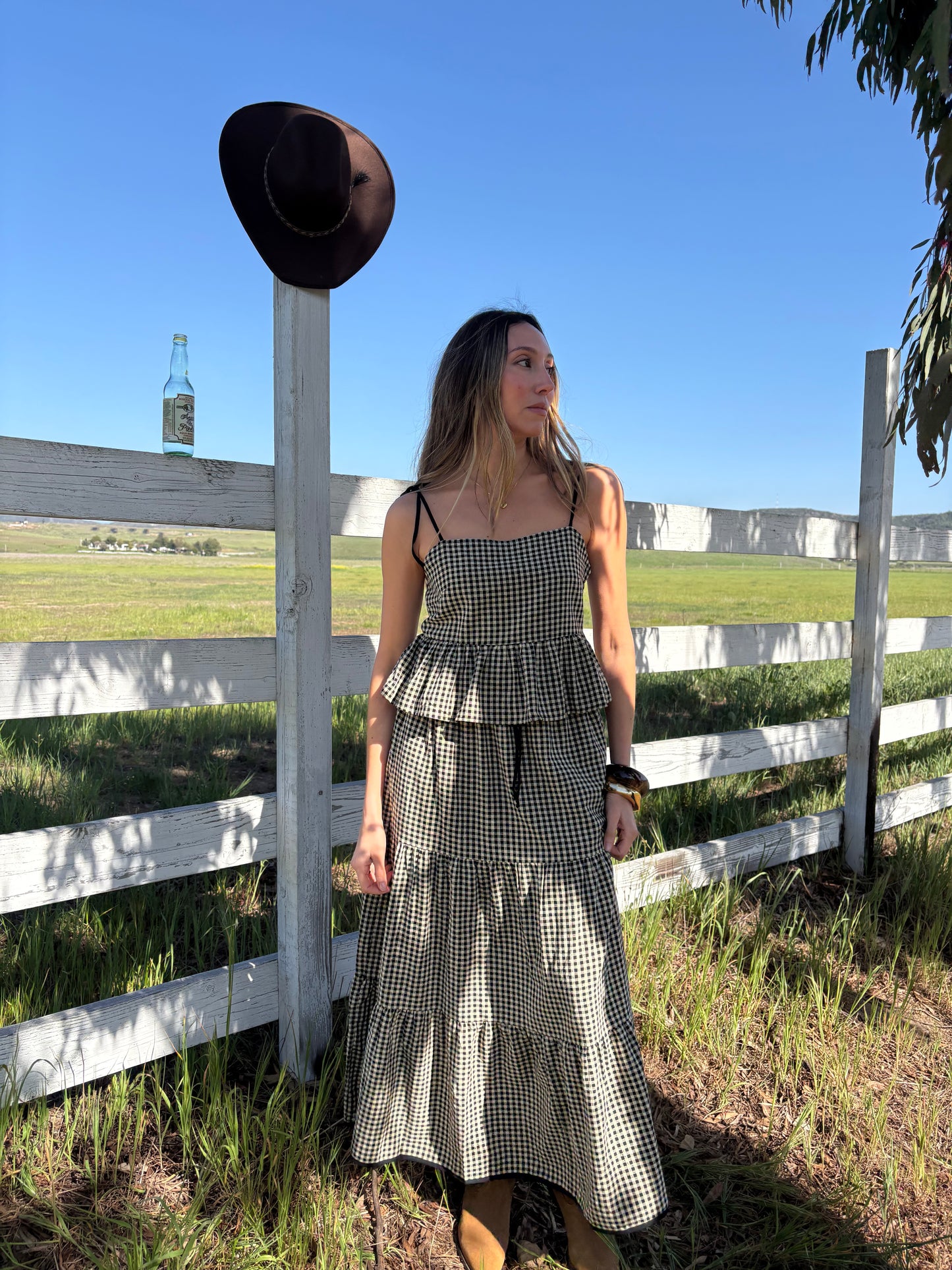 Tess Gingham Top