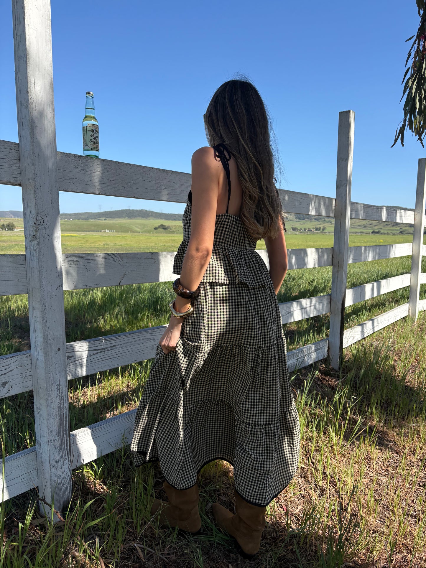 Tess Gingham Top