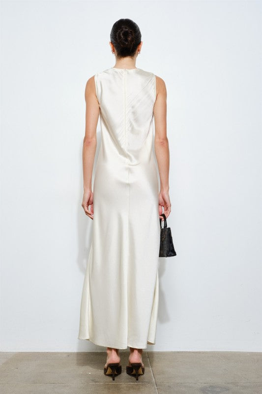 Satin Maxi Dress