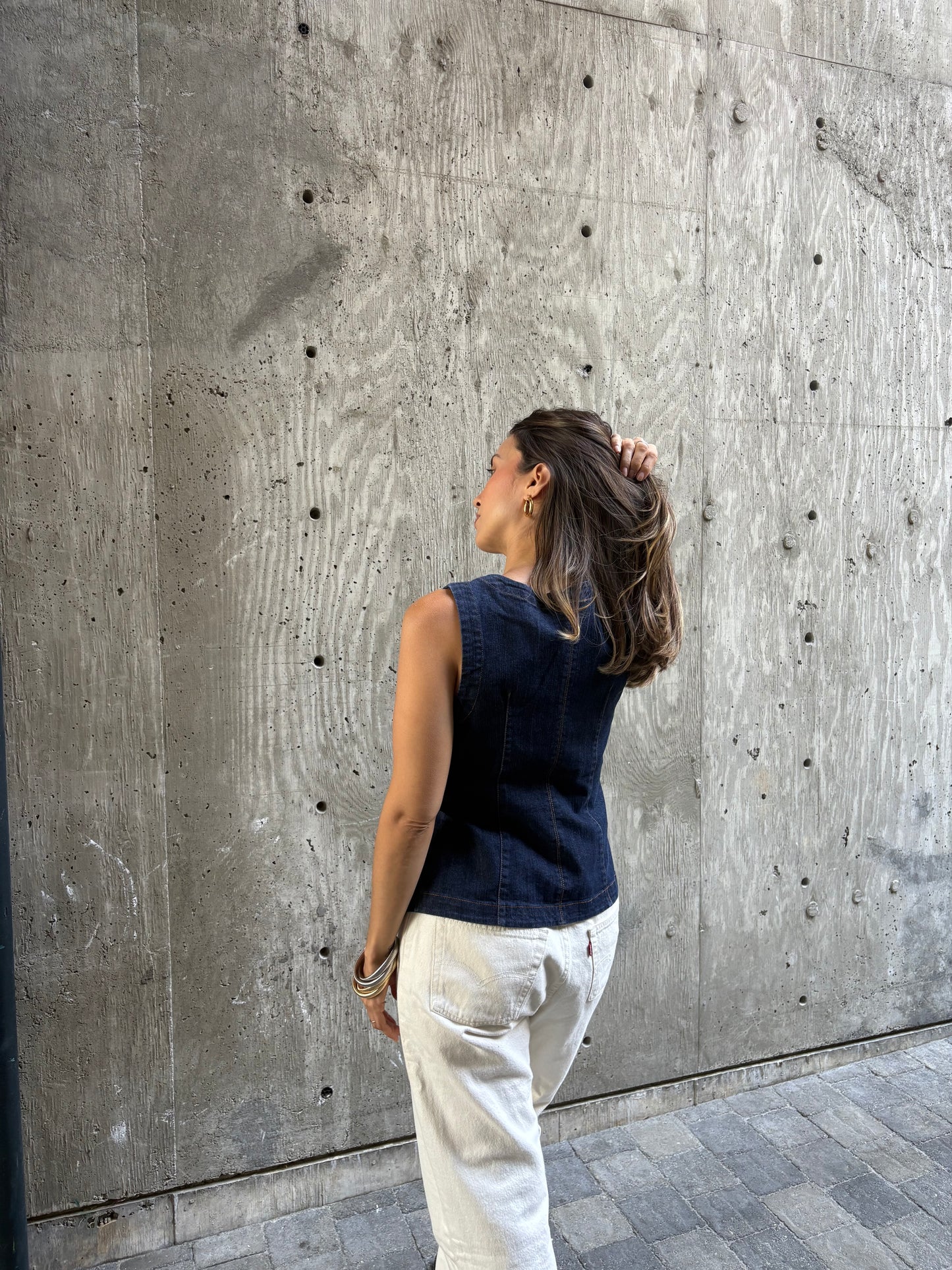 Nova Denim Top