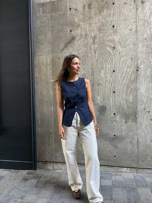 Nova Denim Top