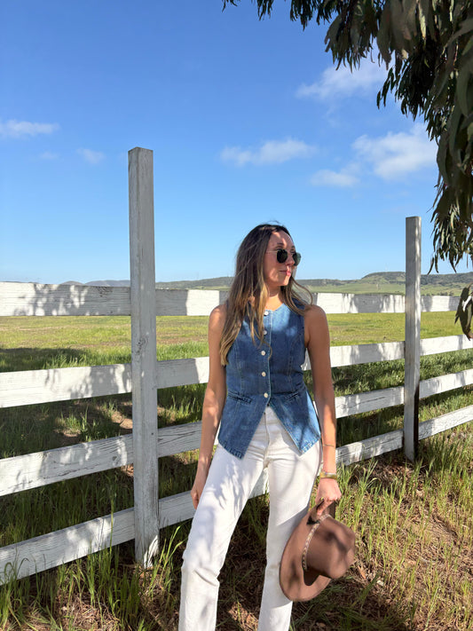 Austin Denim Top