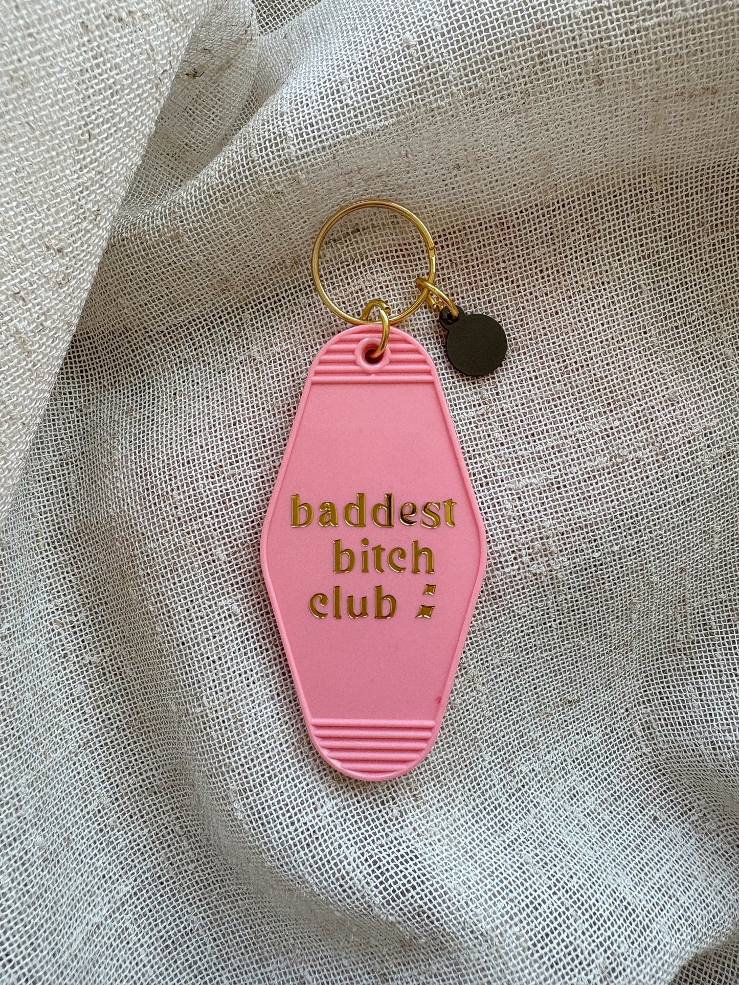 Baddest Bitch Club Keychain