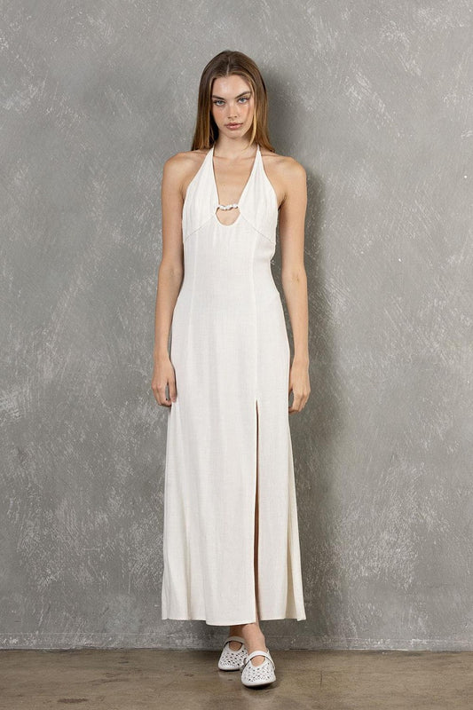 Ivory Linen Maxi
