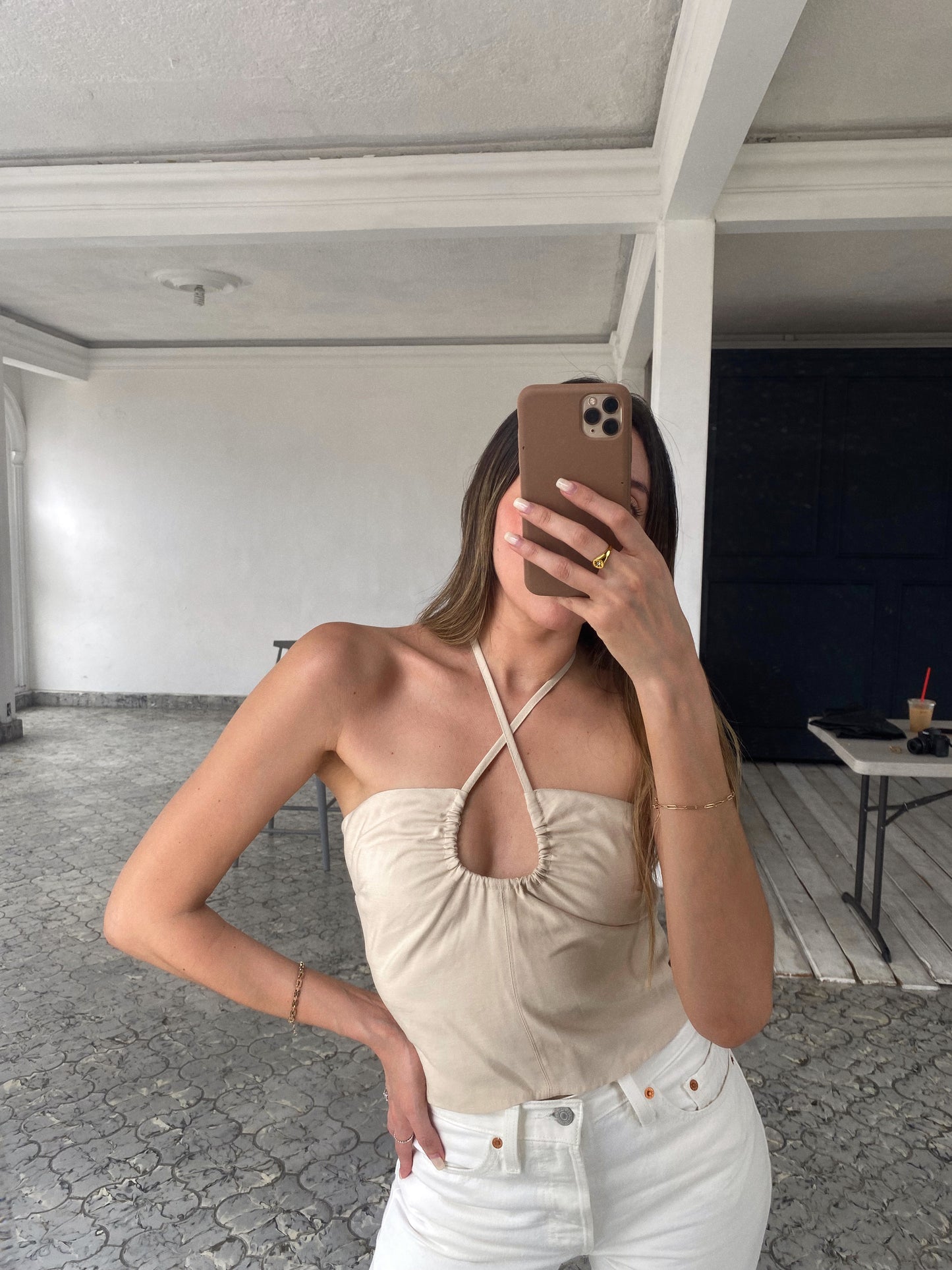 Latte Halter Top