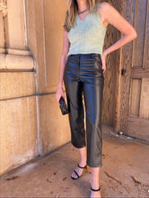 On With The Show Leather Pants